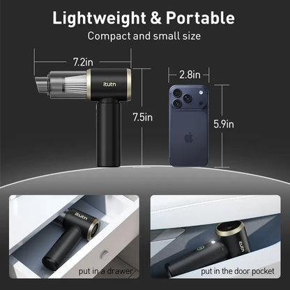 Ultra-Powerful 3-in-1 Cordless Air Duster & Handheld Vacuum Cleaner