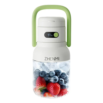Portable Cordless Blender Bottle with Carrying Handle