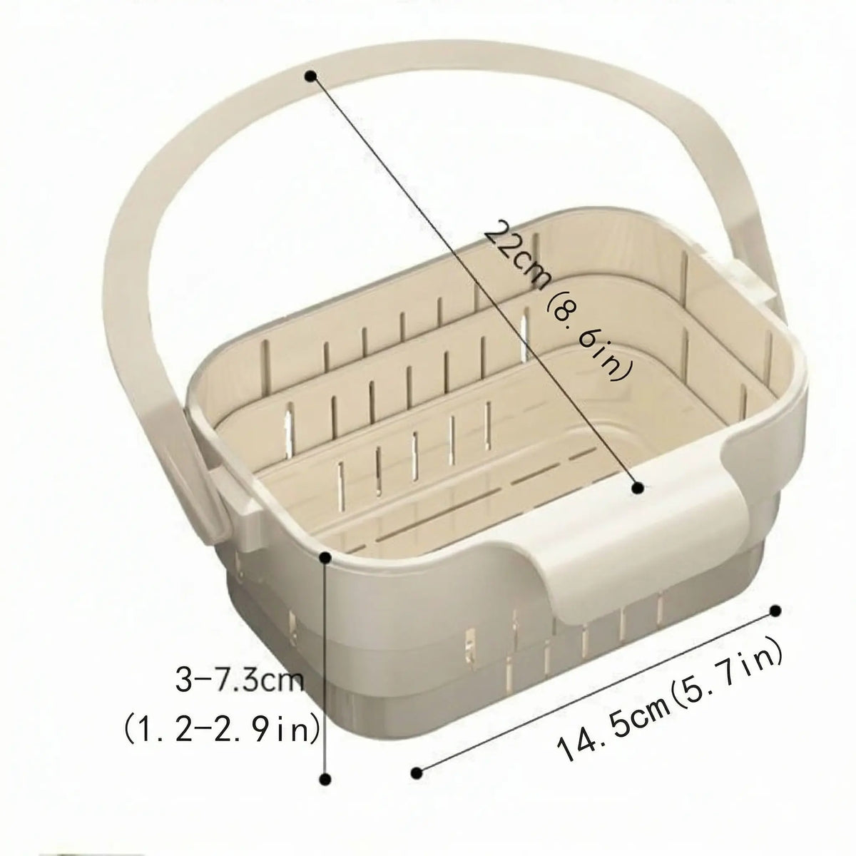 Hands-Free Collapsible Sink Strainer Basket: Fast Draining, Zero Clogs & Clean Hands