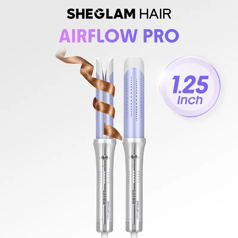 One-Touch Airflow Styler: Effortless Auto-Rotating Curls & Instant Cool-Lock