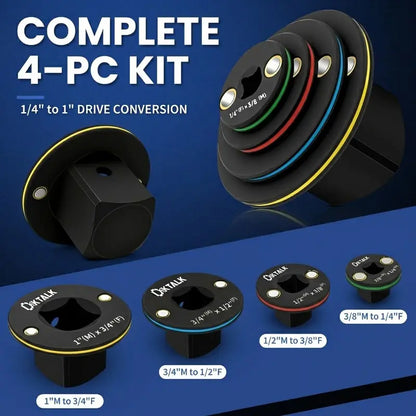 Ultra-Compact Low Profile Impact Socket Adapter Set