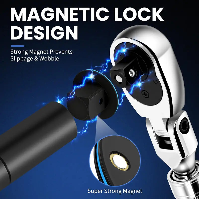 Ultra-Compact Low Profile Impact Socket Adapter Set
