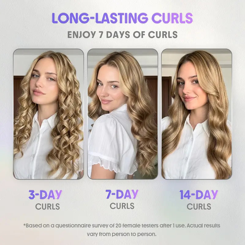 One-Touch Airflow Styler: Effortless Auto-Rotating Curls & Instant Cool-Lock