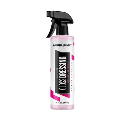 High-Gloss Interior & Exterior Dressing Spray for Ultimate Wet Shine & UV Protection