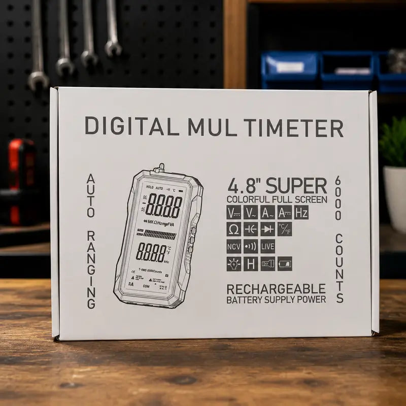 Smart Digital Multimeter with True RMS & USB Display