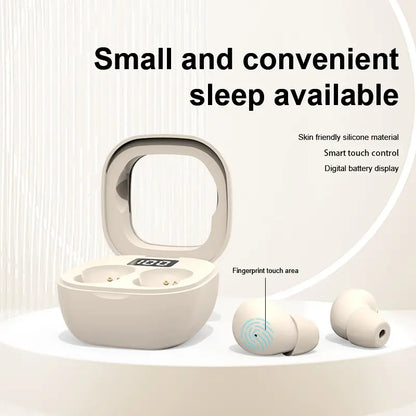 Ultra-Mini Invisible Sleep Earbuds with All-Night Comfort & Noise Isolation