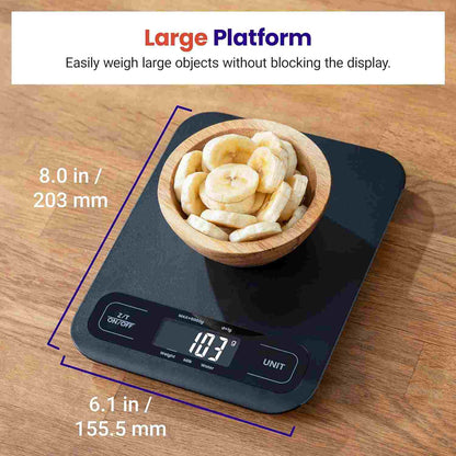 Master Every Recipe with 1g Precision Kitchen Scale