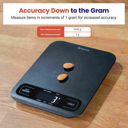 Master Every Recipe with 1g Precision Kitchen Scale