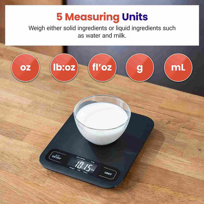 Master Every Recipe with 1g Precision Kitchen Scale