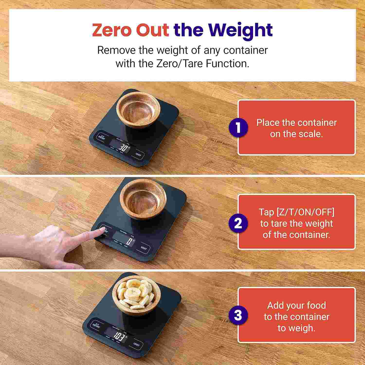 Master Every Recipe with 1g Precision Kitchen Scale