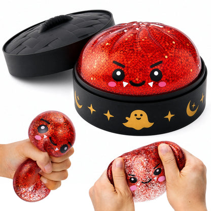 Halloween Glitter Bat Stress Relief Squeeze Toy