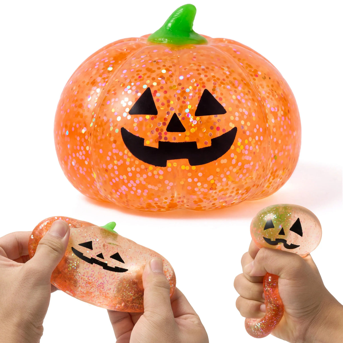 Halloween Glitter Bat Stress Relief Squeeze Toy