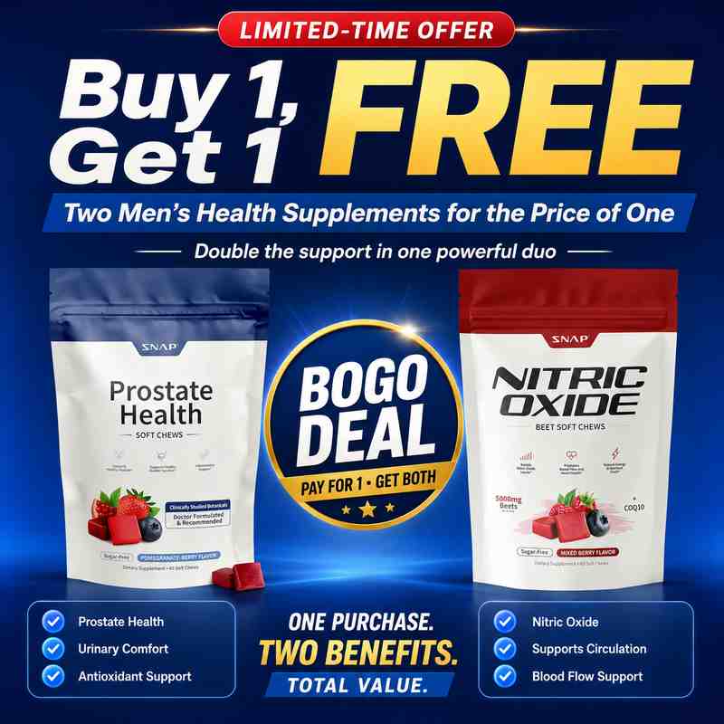 Doctor-Formulated Men's Health & Vitality Soft Chews