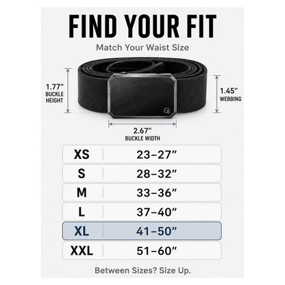 Ultra-Durable Magnetic Tactical Belt for All-Day Comfort & Precision Fit