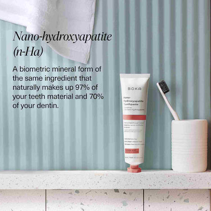 Nano-Hydroxyapatite Fluoride-Free Toothpaste for Enamel Repair & Sensitivity Relief