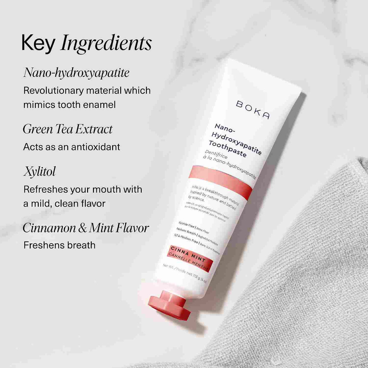 Nano-Hydroxyapatite Fluoride-Free Toothpaste for Enamel Repair & Sensitivity Relief