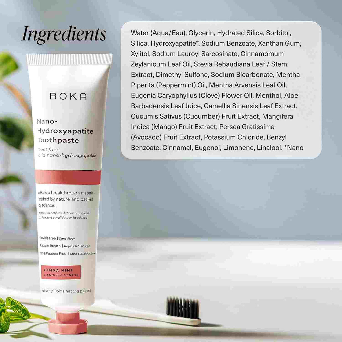Nano-Hydroxyapatite Fluoride-Free Toothpaste for Enamel Repair & Sensitivity Relief
